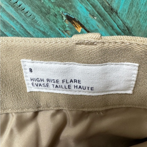 Gap High Rise Flare Khaki Pants Size 8 NWT Brand New Neutral - Picture 13 of 15